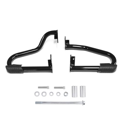 MZS Motorcycle Crash Bar Engine Guard Compatible with Rebel 1100 CMX CMX1100 DCT 2021-2025, 1.25" Highway Bars Frame Guard Tip-Over Protection Black