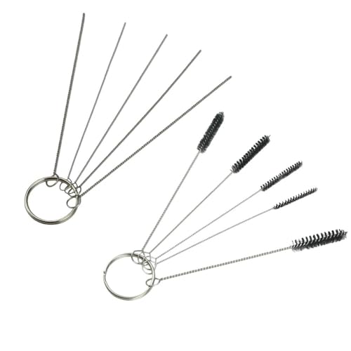 Carburetor Carbon Dirt Jet Remover Cleaning Needles Brushes Wires Set For Auto Motorcycle ATV Chainsaw