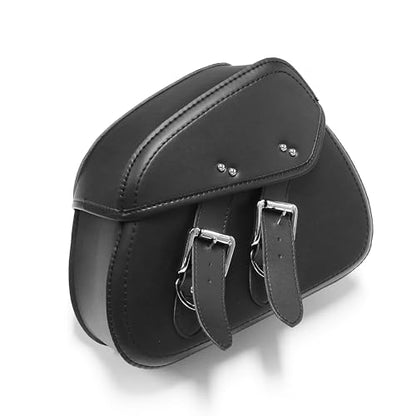MZS Motorcycle Saddle Bags, 16L Waterproof Throw Over Saddlebags Storage Motorbike Side Bag Accessories Compatible with Sportster Softail Dyna V-star Shadow Rebel Boulevard Vulcan Eliminator Fury - size: 16L