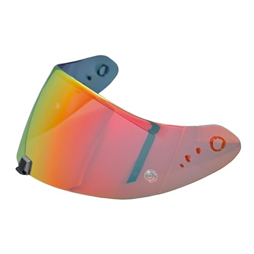 Compatible With EX0 T520 Motorcycle Helmet Visor R1 Air Face Helmet Shield Replacement ST1400 Tinted Visor (Revo Deep Red) - color: Revo Deep Red