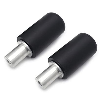 XKMT- Black Universal 10mm 45 * 115mm Motorcycle Frame Sliders Crash Protector Compatible With Yamah Hon [P/N: XH6014-019-BK] - color: Black