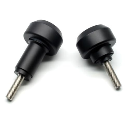 MZS Motorcycle Frame Sliders Compatible with ZX10R ZX-10R 2016-2026, Falling Crash Protector Guards No Cut Kits Black - size: ZX10R