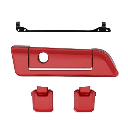 Moto Onfire Billiard Red Tour Trunk Luggage Latches Hinges Fit for AB Harley Touring Razor Chopped King Tour Trunk Luggage - color: Billiard Red