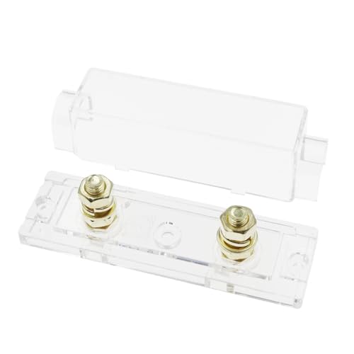 8Pcs ANL Fuse Holder Automotive Heavy Duty Fuse Block Replacement with Clear Insulated Cover for Car Audio System Amplifier Inverter CFH-ANL-QTM1 - color: CFH-ANL-QTM1