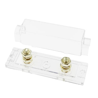 8Pcs ANL Fuse Holder Automotive Heavy Duty Fuse Block Replacement with Clear Insulated Cover for Car Audio System Amplifier Inverter CFH-ANL-QTM1 - color: CFH-ANL-QTM1