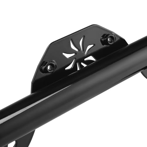 TCT-MOTORPARTS Front & Rear Highway Crash Bars Protector Fit For Harley 2006-2017 Dyna Low Rider Fat Bob FXDF Switchback Mid Control 2014 Street Bob Police FXDBP - color: Front Rear Crash Bar (06-17)