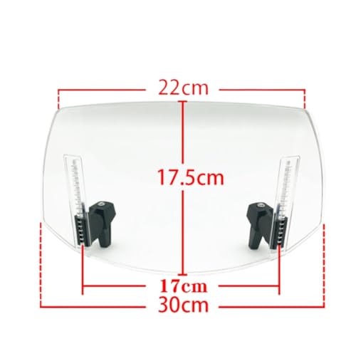 Adjustable Windshield Extension Spoiler Compatible with C400X C400GT C650GT C650 Sport G650GS R1150GS Motorcycles