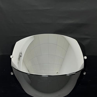 HJ-17 Helmet Visor Replacement,UV Protective Helmet Face Shield Compatible with CL-MAX II,IS-MAX BT,SY-MAX III,IS-MAX II,CL-MAX 3,C90,C91,C91N(Silver-Day Use Only) - color: Silver-day Use Only