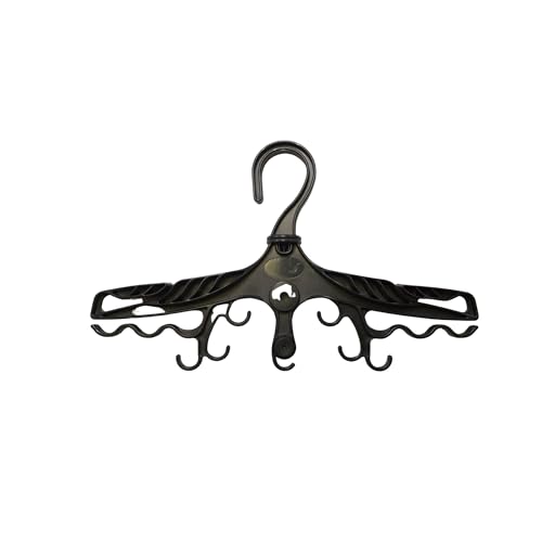 Scuba Choice Wetsuit & Drysuit Hanger – Heavy-Duty Hanger for BCD, Wetsuits & Scuba Gear Storage, Drying & Organization - color: Black (Multi-purpose)