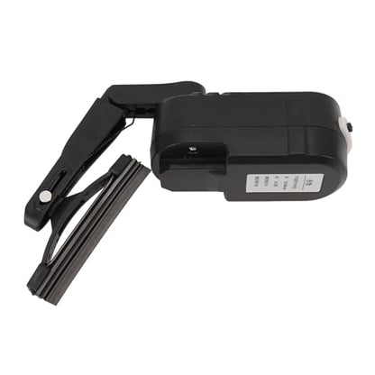RiToEasysports Motorcycle Helmet Wiper Motorbike Visor Wiper Universal Helmet Rechargeable 2 Speed Switch 800mAh Battery with Extendable Bracket for Most Motorcycle Electric Vehicle