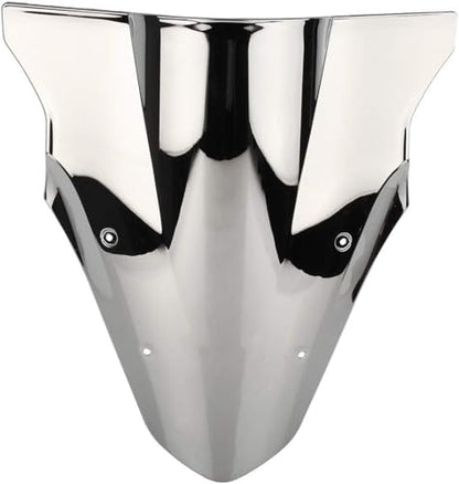 Motorcycle Windshield Windscreen Screen Double Bubble ABS Compatible for Kawasaki Ninja 650 ER-6F ER650F 2012-2016 Sliver - size: Sliver