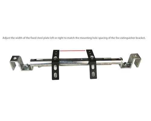 Car Fire Extinguisher Bracke,Seat Track Bracket,Adjustable Width Fits Most Vehicles