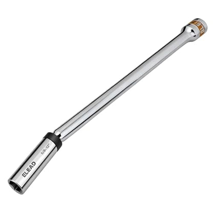 5/8" Swivel Magnetic Spark Plug Socket, 3/8" Drive x 12" Total Length, Thin Wall Spark Plug Removal Tool, 360 Degree Swivel, Enhanced Magnetic, 6-Point Design, Cr-V Steel - size: 5/8" x 12"
