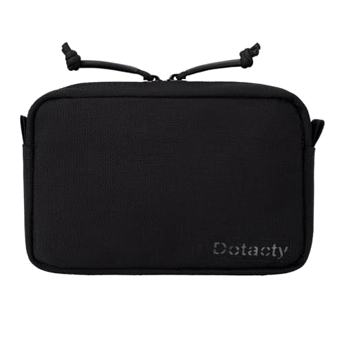 Tactical Belt Pouch EDC Waist Bag MOLLE Admin Pocket Modular Medical Kit Organizer Phone Holster Vest Pack Nylon Utility Zipper Wallet Small Gear Tool Carrier for Men Women Camping Hiking - color: Black