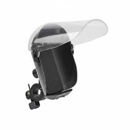 predolo Motorcycle Phone Holder Rainproof Weather-Resistant Phone Direction Guide Holder Shockproof Rain Cover Bike Mount for Navigation, Clear, Carbon Handlebar - color: Clear, style: Carbon Handlebar