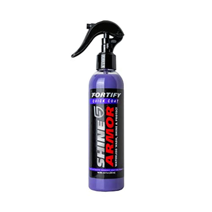 SHINE ARMOR Fortify Quick Coat & Pristine Tire Shine Gel Dressing & Cleaner