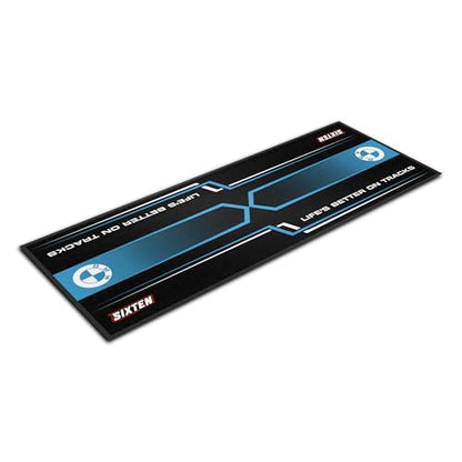 SIXTEN Motorcycle Mat for BMW 37' x 94',5" - Environmental Garage & Paddock Mat - Washable, Oil-Absorbing & Eco-Friendly - XL Protective Mat for Dirt Bike, Enduro & Motocross