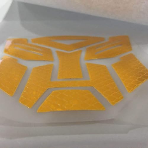 Reflective Light Transformers Autobot - Car, Motorcycle, Car Window, Truck, Notebook, Vinyl Decal Sticker, Autobot car Accessories, Vehicle Decorative Stickers (Dark Blue)
