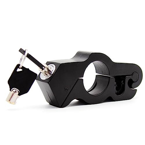 Motorcycle Throttle Lock Anti Theft Motorcycle Handlebar Lock Universal Heavy Duty Motorcycle Grip Handlebar Lock for Motorbike Scooter ATVs Sports Bikes Mopeds(Black)