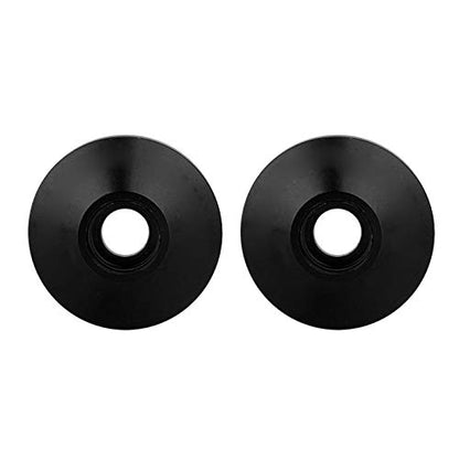 for Motorcycle 1 inch Handlebars end 1 inch 1 Pair Universal CNC Aluminum Alloy Motorcycle Handlebar Handle Bar End (Black) Motorcycle Handlebar 1" end contrappesi Moto embout