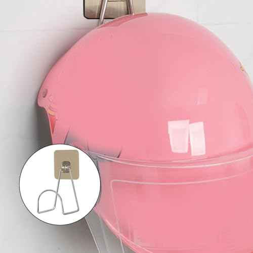 VOSAREA Helmet Wall Hook Self-Adhesive Motorcycle Helmet Storage Rack Wall-Mounted Holder for Safe and Convenient