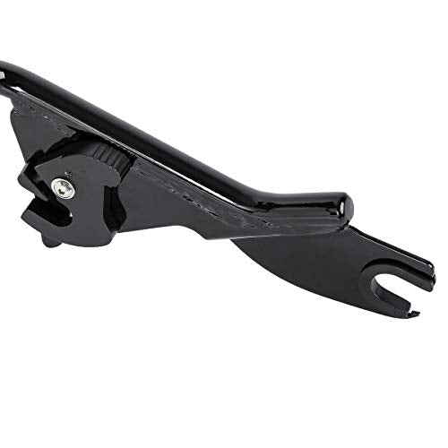 TCT-MOTORPARTS Sissy Bar Upright Passenger Backrest Pad Fits for Harley Touring Street Road Glide 2009-2025 - color: Black