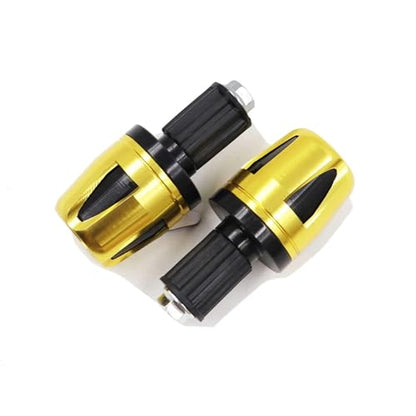 Motorcycle Handlebar Protector Frame Slider Handlebars Grips Bar Ends Universal 7/8" Vibration Heavy Weights Plug Handle Sliders For Dirt Bike(Gold) - color: Gold