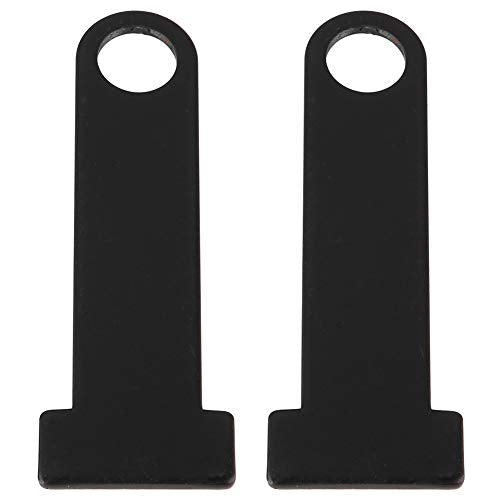 KIMISS Strap D Ring Lock Motorcycle Parts and Accessories Bike Riding Gear Stainless Steel Universal Hanger (Black)