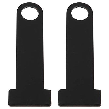 KIMISS Strap D Ring Lock Motorcycle Parts and Accessories Bike Riding Gear Stainless Steel Universal Hanger (Black)