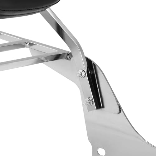 SLMOTO Sissy Bar Backrest Set Luggage Rack Pad Fit for Honda Shadow ACE 1100 VT1100 Shadow SABRE 1100 ACE VT1100 - color: Fit for Honda Shadow