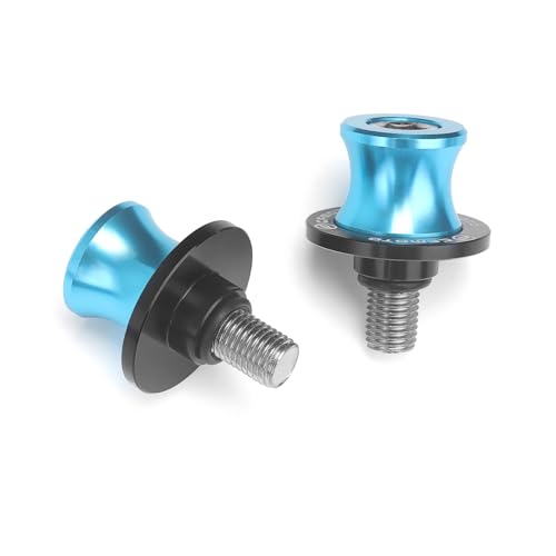 10MM 675SS Swing Arm Spools Sliders Stand Pool Screws Fit For CFMOTO 675SS Stand Frame Slider Crash Bar Accessories,CNC T6061 Aluminum (Light Blue) - color: Light Blue