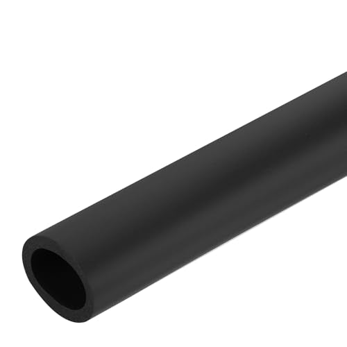 uxcell Foam Tubing for Handle Grip Support,28mm(1 1/8") ID 38mm(1 1/2") OD 0.3 Meter/1ft Length Black - color: Black, size: 28mm x 38mm x 0.3 m