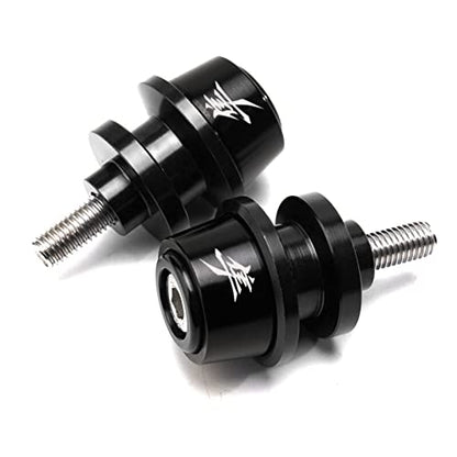 MOWOK Fits For SUZUKI Hayabusa GSX1300R GSX 1300R Gen 3 1999-2021 2022 2023 2024 2025 2026 Accessories Motorcycle M8 Swingarm Spools Slider Stand (Black) (Black) - size: Black