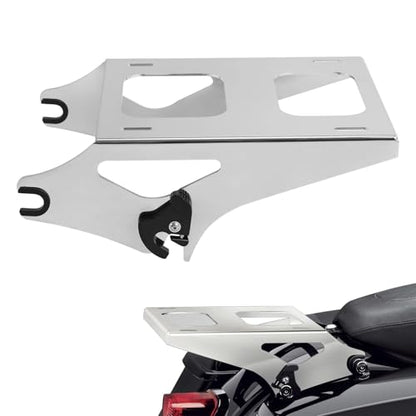 TCT-MOTORPARTS Chopped Luggage Trunk w/Wrap-Around Backrest Pad Two-Up Mounting Rack Fit For Harley Street Glide Special Road King 2020 Stone Washed White Pearl - color: Fit for Stone Washed White Pearl #3