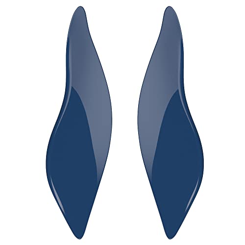 Advanblack Billiard Blue Side Wings Air Deflectors, Fairing Side Wing Windshield, Fairing Side Shield, Adjustable Wind Deflectors, Compatible for Harley Touring Street Electra Glide 2014-2023 - color: Billiard Blue