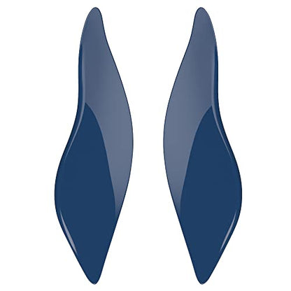 Advanblack Billiard Blue Side Wings Air Deflectors, Fairing Side Wing Windshield, Fairing Side Shield, Adjustable Wind Deflectors, Compatible for Harley Touring Street Electra Glide 2014-2023 - color: Billiard Blue