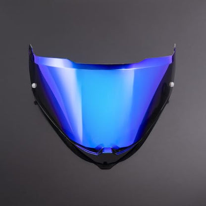 Blaze 2 Helmet Visor Replacement.Blaze 2 Outer Face Shield UV Protection Compatible with Blaze 2,Pioneer 2,MX702 (Revo Deep Blue-Day Use Only) - color: Revo Deep Blue-day Use Only