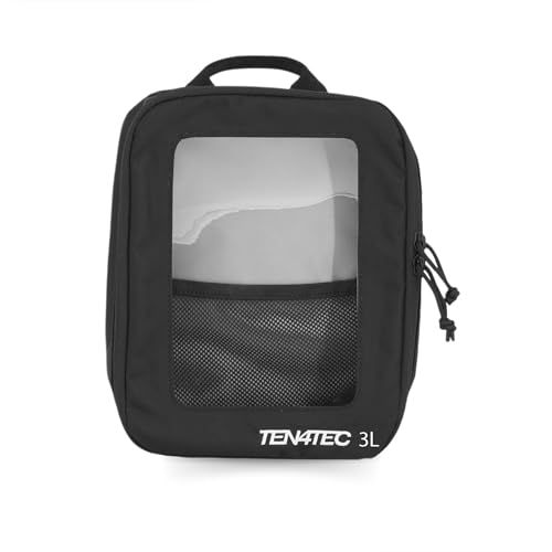 TecPouch 3L - Black | Technician Tool Pouch, Utility Organizer, Compact Rope Bag for Workstations, Emergency Response, and Quick-Access Gear Storage - size: 3 L