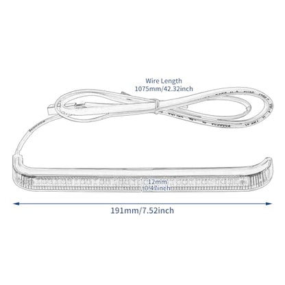 LED Saddlebag Tail Light with Running Brake Light and Sequential Turn Signal Lamp Fit for Harley Touring Street Glide Road King Road Glide Electra Glide Ultra Limited 2023.5-2025 (Red Lens) - color: 2023.5-Up Red Lens
