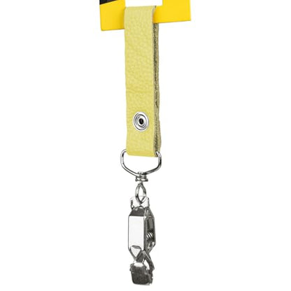 OPENMOON Glove Leather Clips (Yellow) - color: Yellow