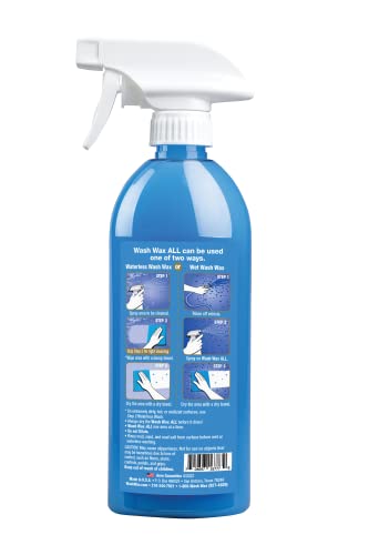 Wash Wax ALL Wet or Waterless Car Wash Wax 16 oz. Aircraft Quality for Your Car RV & Boat
