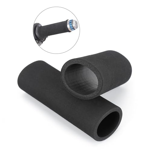 Rubber Handlebar Grip Motorcycle Handlebar Grip Sleeve Foam Anti Slip Vibration for TDM 850 550 for Tracer 700 Gts 300 - color: 31.7-36.8mm