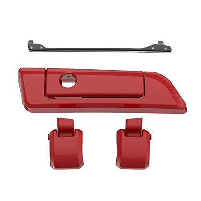 Moto Onfire Billiard Red Tour Trunk Luggage Latches Hinges Fit for AB Harley Touring Razor Chopped King Tour Trunk Luggage - color: Billiard Red