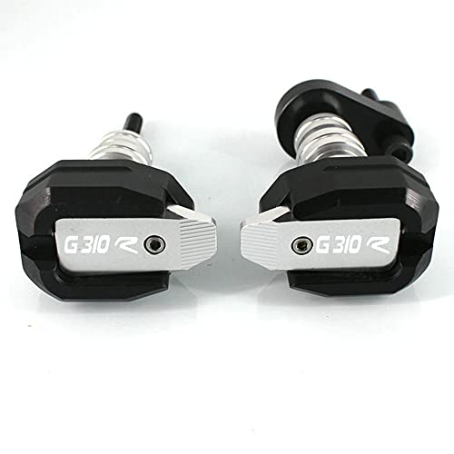 Motorcycle CNC Aluminum Engine Crash Guard Case Frame Sliders Protector Falling Protection Compatible with BMW G310R (Silver) - color: Silver