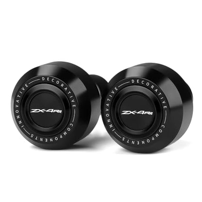 Motorcycle Frame Sliders Crash Bar Protector Compatible with Ninja ZX4R ZX4RR 2023 2024 2025 2026 | No Cut Kits Engine Fairing Guard Falling Protection ZX-4R ZX-4RR Accessories (Black-1) - color: black-1