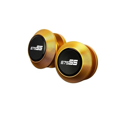 Moto Frame Sliders For CFMOTO 675SS 2024 2025 2026 Swingarm Spools 10MM Motorcycles Accessories Rear Stand Screws Sliders - color: B go-ld M10