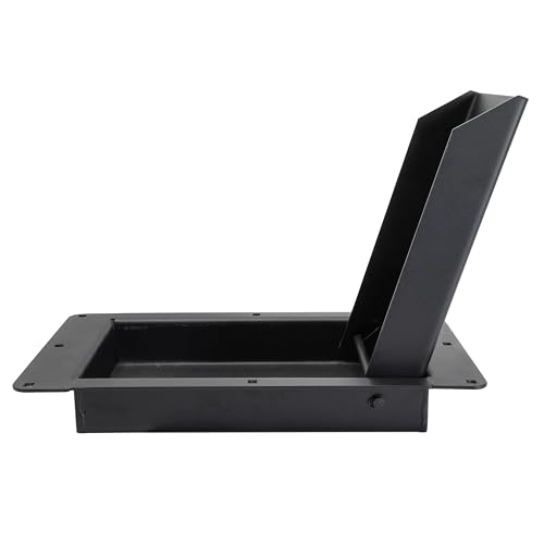 Extreme Max 5001.6501 Flip-Up Recessed Flush-Mount Motorcycle Wheel Chock for Enclosed Trailers - 16"