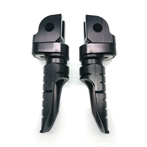 MZS Motorcycle Foot Pegs, CNC Double Adjustable Front Rider Footpegs Footrest Rest Pedal Black Compatible with FZ07 FZ09 FZ10 FZ1 FZ6 FZ6R FZ8 MT03 MT07 MT09 MT10 YZF R3 SCR950 Tracer XSR700 XSR900 - size: FZ07/FZ09/FZ10/FZ1/FZ6/FZ8/MT03/MT07/MT09/R3