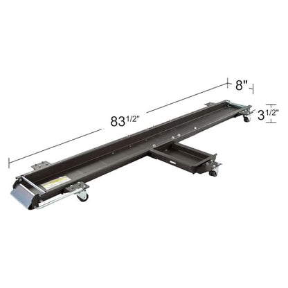 Black Widow Motorcycle Dolly Steel 1,250 lb. Weight Capacity Adjustable Kickstand Caster Wheels
