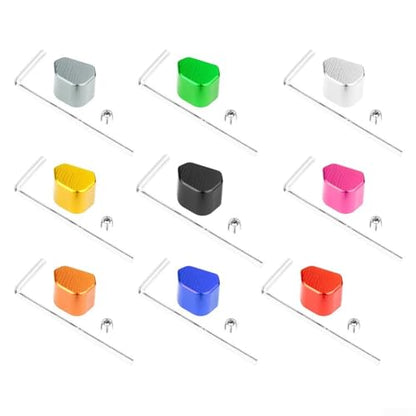 CNC Switch Button Turn Signal Key Cap, Aluminum Alloy Replacement Part, Fit for Honda Motorcycle(red) - color: red